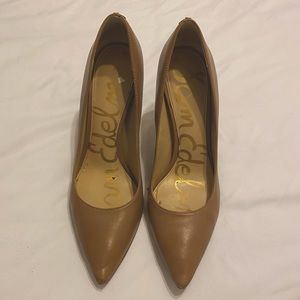 SAM EDELMAN | Hazel Pointed Toe Beige Heel